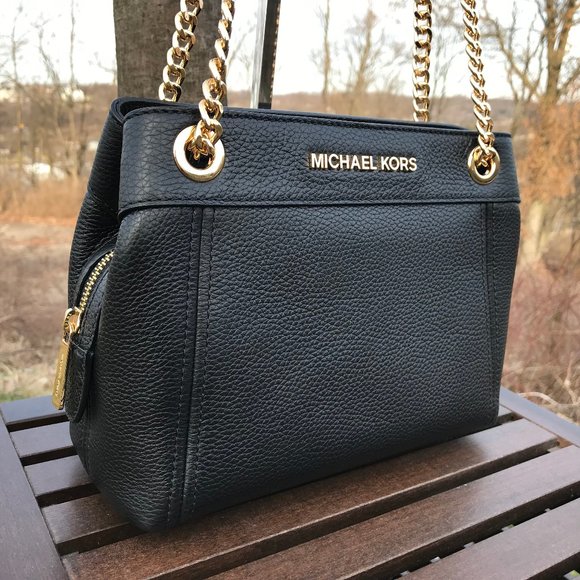 ❗️SOLD❗Michael Kors Jet Set Medium Chain Messenger - Picture 2 of 8